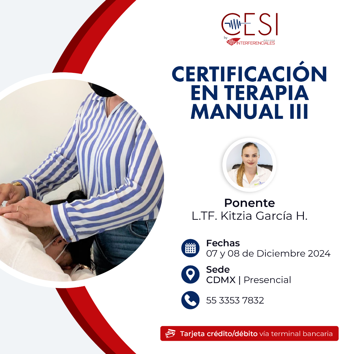 Certificación Terapia Manual Módulo III Diciembre